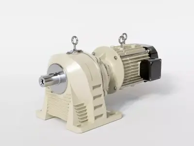 Motor reducer 3D model