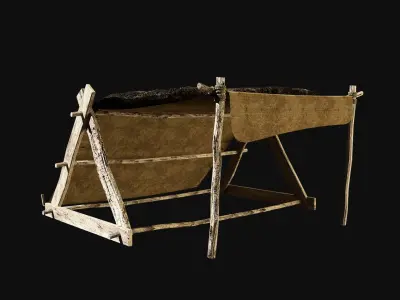 PRIMAL HUNTER VIKING FOREST TENT SHELTER COLLECTION Free low-poly 3D model