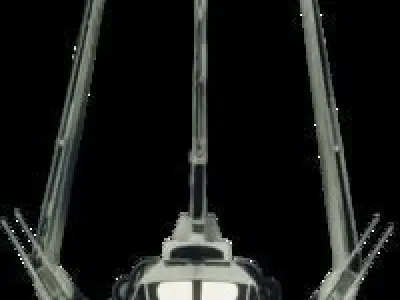 imperial space shuttle star wars Lambda-class T-4a shuttle 3D model