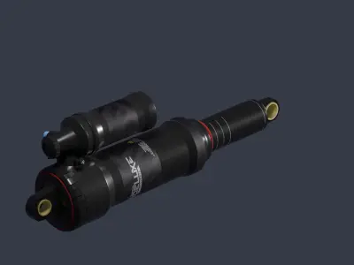 MTB suspension 3D model