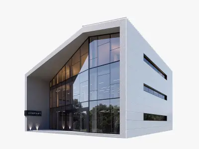 building shopping Low-poly 3D model