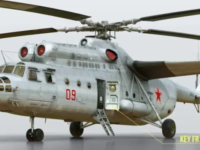 Mil Mi-6A 3D model