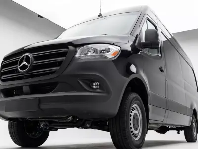 Mercedes-Benz Sprinter Cargo Van Low-poly 3D model