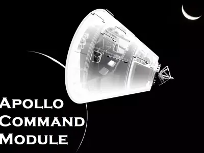  Apollo Command Module 3D model