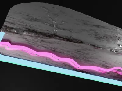 Cyberpunk butcher knife Free 3D model