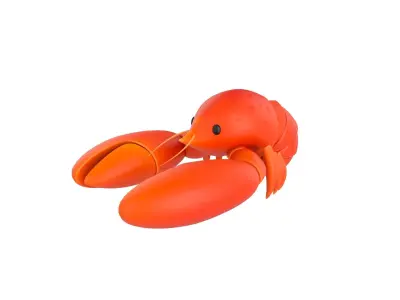 Character302 Crayfish 3D model