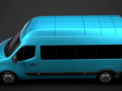 Nissan NV 400 L3H3 Minibus 2020 3D model