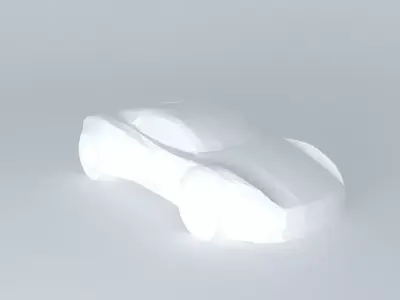 Sports car template NEG Free 3D model