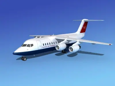 BAe 146-200 Territory Air Transport 3D model