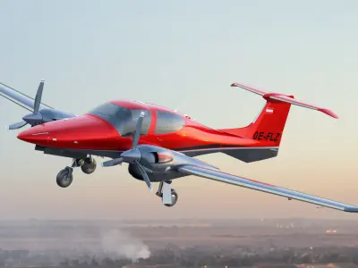 Diamond DA42 3D model