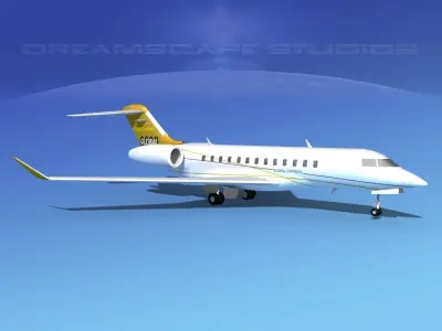 Global Express 6000 V01 3D model