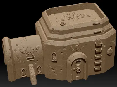 Bunker 1 3D print model