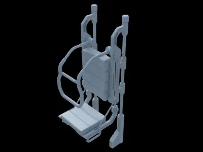 Sci Fi Transport Chair 3D model