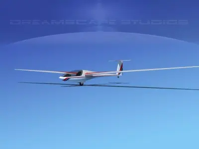 DG-400 17-Metre Motorglider V01 3D model