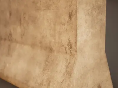 Concrete Barrier Free low-poly 3D model