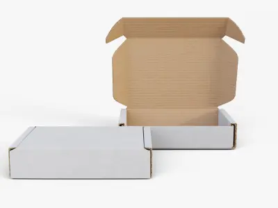 Corrugated Box V3 3D model