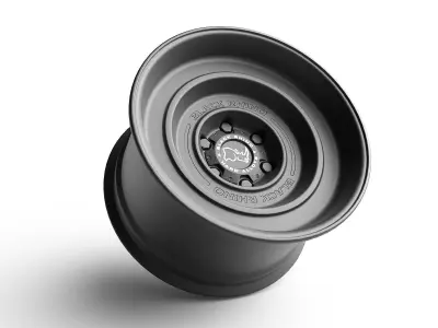 Black Rhino Solid Matte Black 3D model