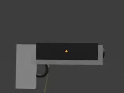 pistol camera with light Free 3D model