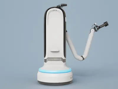 Samsung Rigged Bot Handy EX1 2023 Edition PBR 3D model