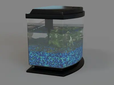 Fish Tank 01 3D model