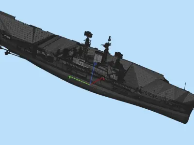 HMS Ark Royal R09 3D model