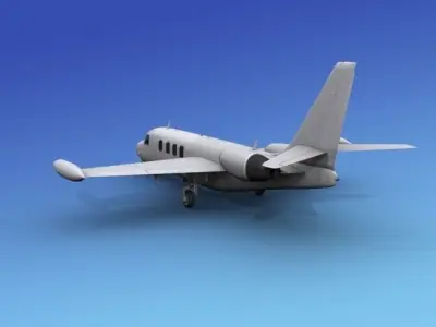 IAI Westwind I Bare Metal 3D model