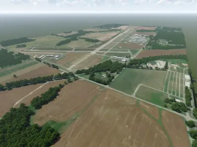 Monroe County Airport 3D model
