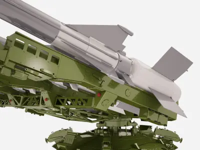 SA-3 Goa Rockets 3D model