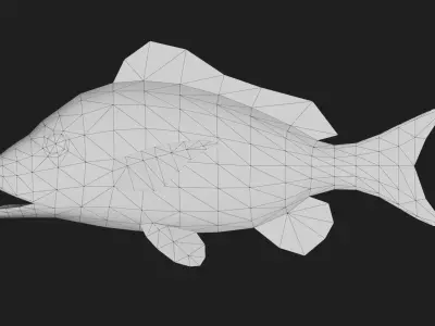 Grunt Low-poly 3D model