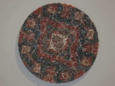Persian Carpet Free low-poly 3D model purchase