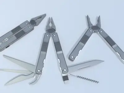 Universal Tool Low-poly 3D model