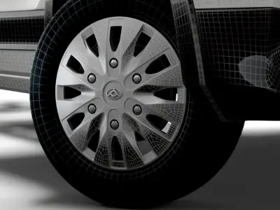 Maxus Deliver 9 Chassis 2022 wheel 3D model