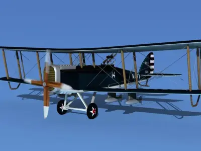 Airco DH-4 Bomber US Navy 3D model