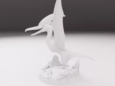 pterodactyl 3D print model