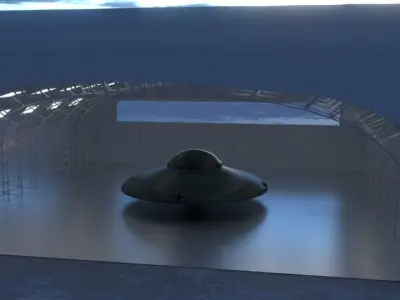 Haunebu 1 ufo 3D model