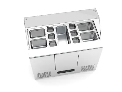 Pizza Prep Table 2 3D model