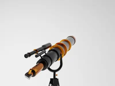 Free Telescope Model Free 3D model