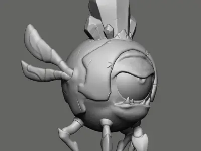 Crystal Wasp 3D print model