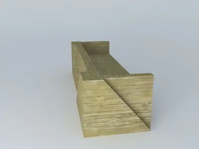 Reception table Free 3D model