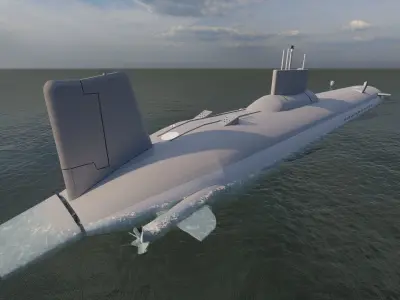 submarine- class Submarine 3D model