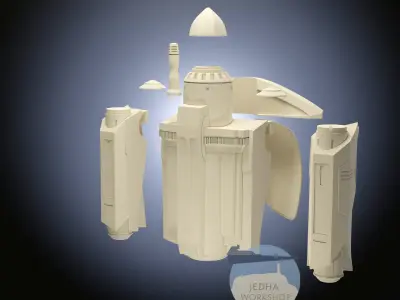 Bo Katan Kryze Female Mandalorian Jetpack Only 3D Print Files 3D print model