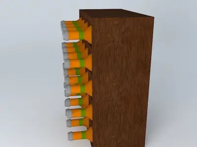 wall wine rack wine cellar wall Free 3D model
