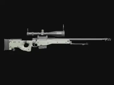 Accuracy International AWM L115A3 3D model
