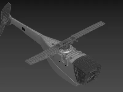 FLIR Black Hornet Drone 3D model