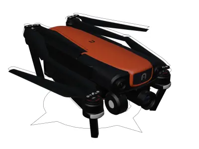 Autel Robotics EVO Drone 3D model