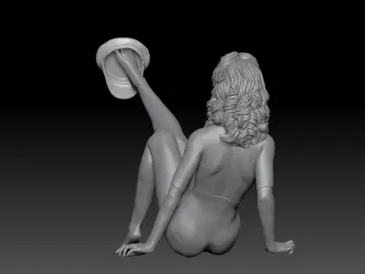 PIN UP SAILOR GIRL 2 3D print model