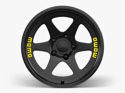 Momo Heritage 6 Wheel Low-poly 3D model