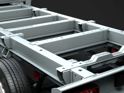 Peugeot Boxer Manager Chassis Truck Single Cab 4300WB 2014 3D model