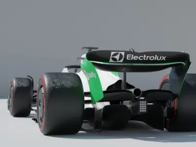 custom f1 2022 concept Free low-poly 3D model
