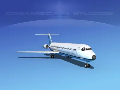 Douglas DC-9-50 Executive 3 3D model